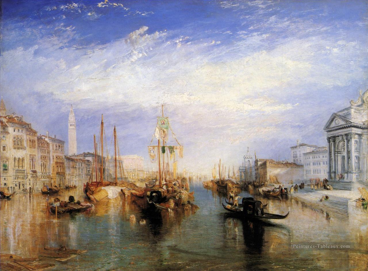 Le Grand Canal romantique paysage Joseph Mallord William Turner Venise Peintures à l'huile